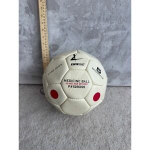 Kwik Goal Medicine Ball Size 5 Weighted Soccer Training Ball Cream P#5286020